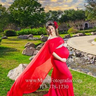 Maternity Photography Service Maternity Dress in Houston